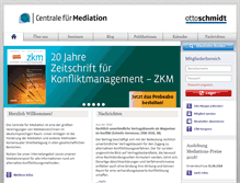 Tablet Screenshot of centrale-fuer-mediation.de